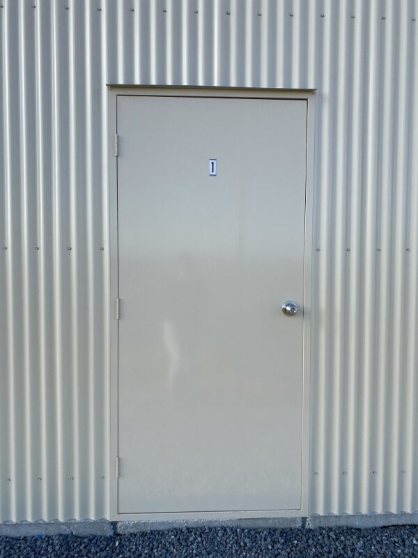Secured Units with front and rear access