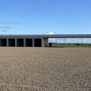 Outdoor parking bays for caravans, trailers, motor homes and cars